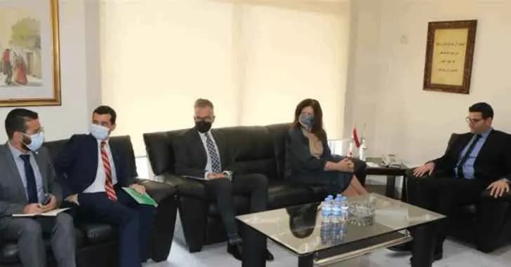 وزير الزراعة بحث مع شيا ووفد الـUSAID في مشاريع للنهوض بالقطاع