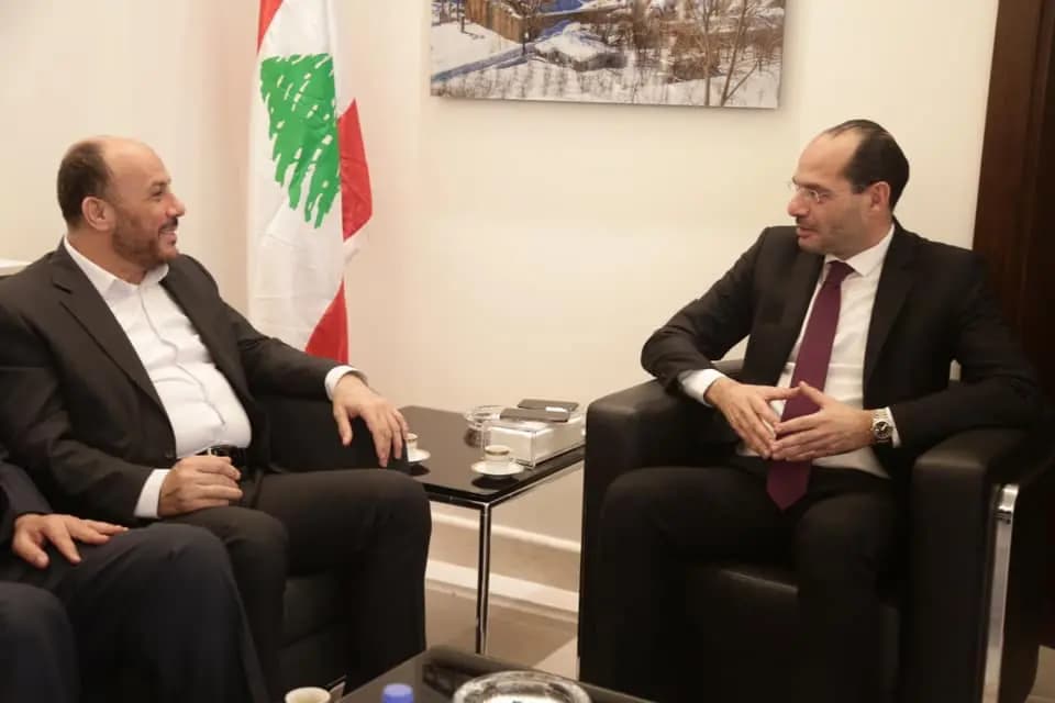 مراد استقبل وفد حماس: سنكون صوت الفلسطينيين في كل المنابر ونؤكد أن القدس عربية وعاصمة أبدية لفلسطين