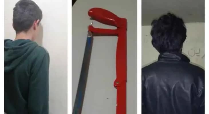 توقيف شخصين في بعلبك خلال محاولتهما سرقة اسلاك كهربائية