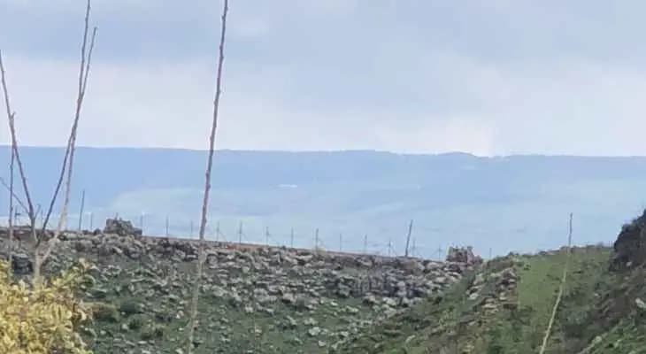 دورية إسرائيلية نفذت عملية تمشيط للطريق العسكري المحاذية لمنتزهات الوزاني