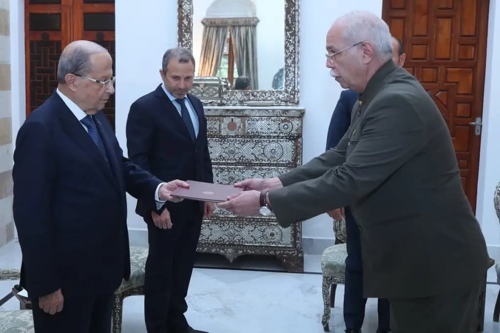 الرئيس عون تسلم أوراق اعتماد 9 سفراء جدد في قصر بيت الدين