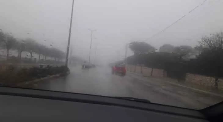 العاصفة تشتدُّ في حاصبيا وهذه أثارها!