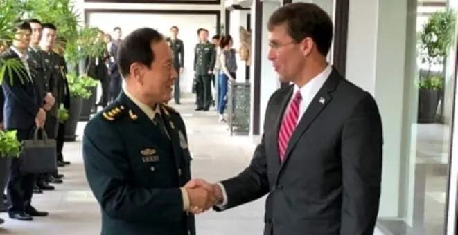 وزير الدفاع الصيني حث أميركا على "الكف عن استعراض العضلات" ببحر الصين الجنوبي