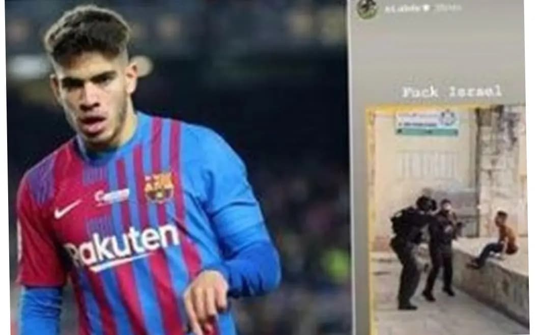 هل تعرّض الزّلزولي لضغوطٍ من برشلونة لإزالة منشوره ضدّ إسرائيل؟