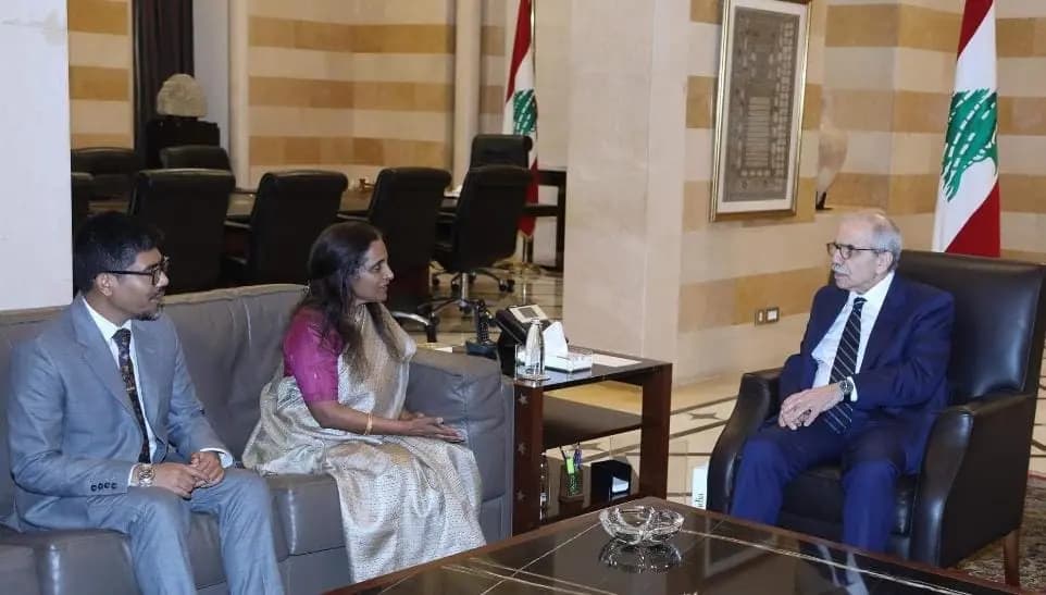 تعزيز التعاون بين لبنان والهند في لقاء سلام ووفد هندي