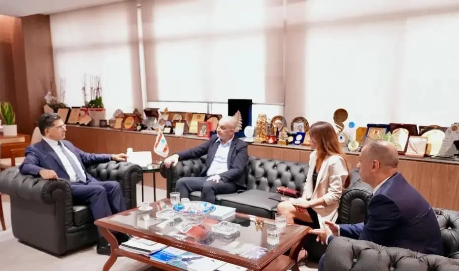 مرقص استقبل الأمين العام للاتحاد الدولي للصحافيين
