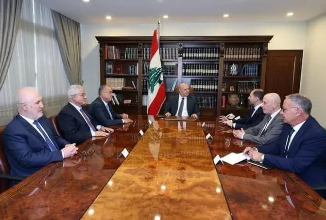 "الخير" في بعبدا.. وهذا ما قاله عن "اتفاق الإطار"