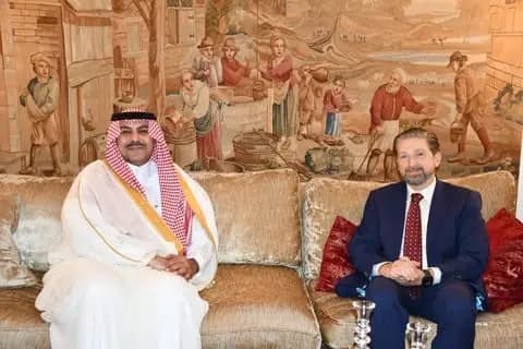كرامي يلتقي السفير الدوسري: علاقتنا بالسعودية راسخة