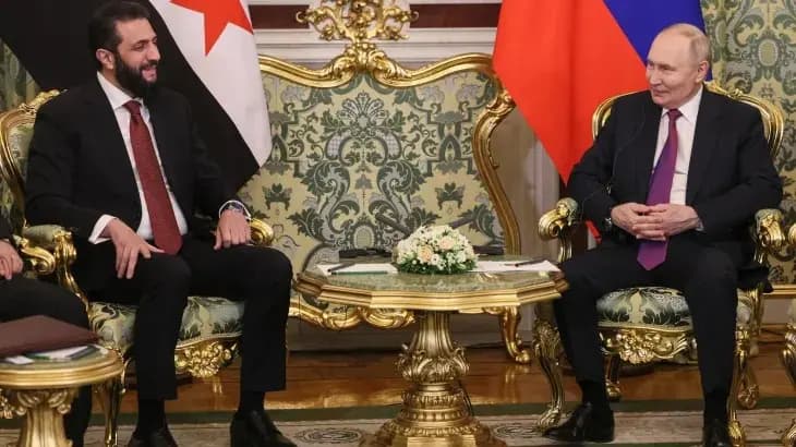 بوتين والشرع يبحثان العلاقات الثنائية
