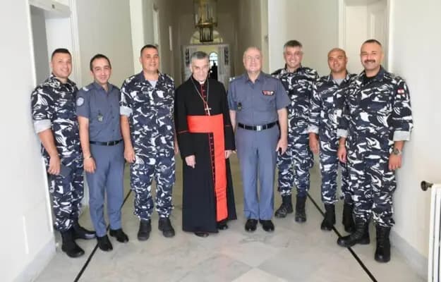 الراعي يستقبل وفدين أمنيين من الشمال