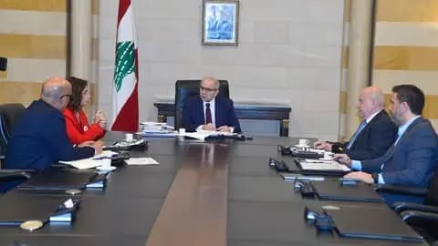 سلام يترأس اجتماعًا لتنسيق جهود الإغاثة والاستجابة