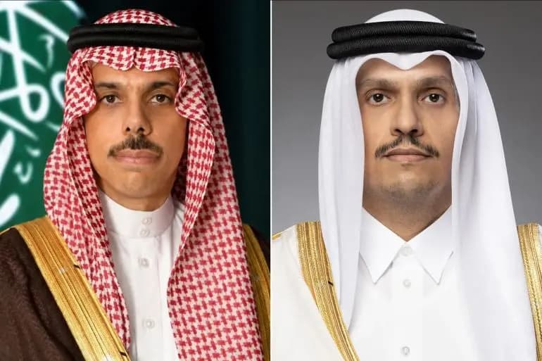قطر والسعودية تبحثان جهود خفض التصعيد في المنطقة