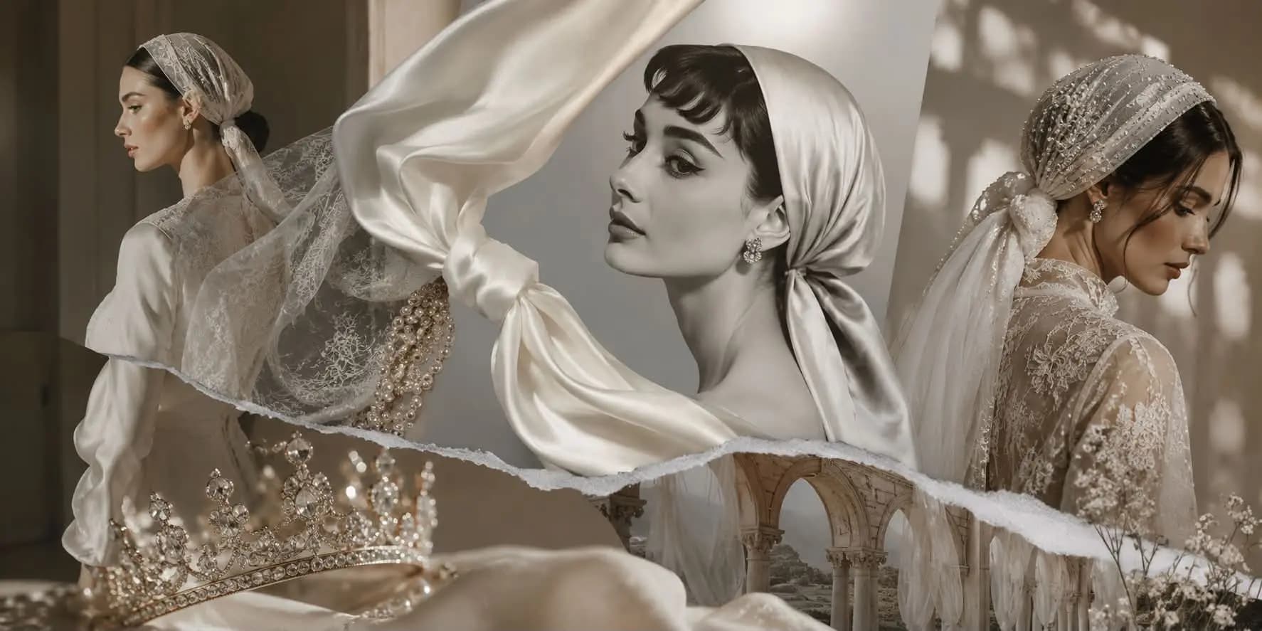 "هل يتنحّى التاجُ عن العرش؟".. الـ Headscarf يغيّرُ قواعدَ أناقةِ العروس