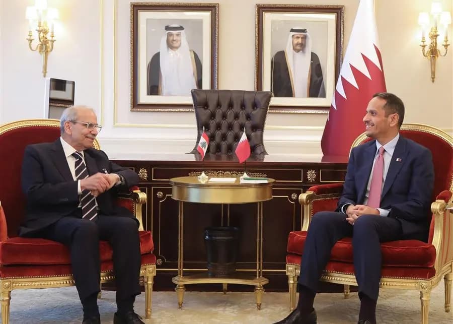سلام يبحث مع رئيس الوزراء القطري في جهود خفض التصعيد