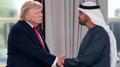 بن زايد يلتقي ترامب على هامش قمة السبع في فرنسا