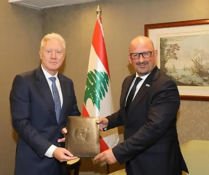 رجي يستقبل ممثل الصحة العالمية