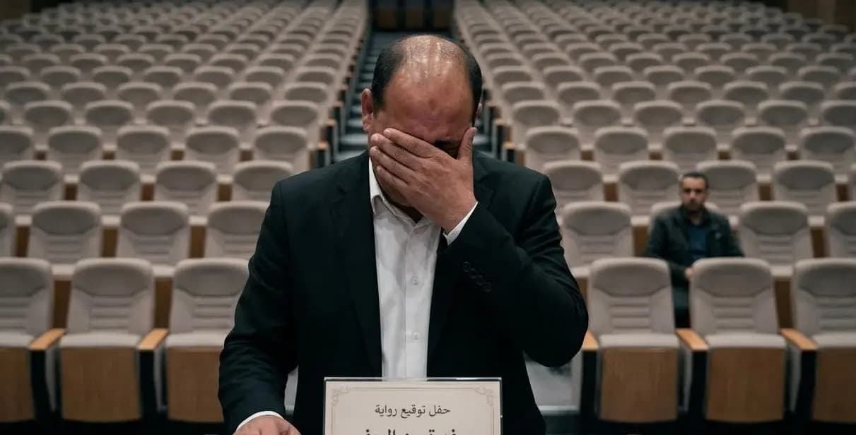 القاعة الفارغة التي هزت العالم العربي.. ماذا حدث في حفل توقيع الروائي حامد ياسين؟