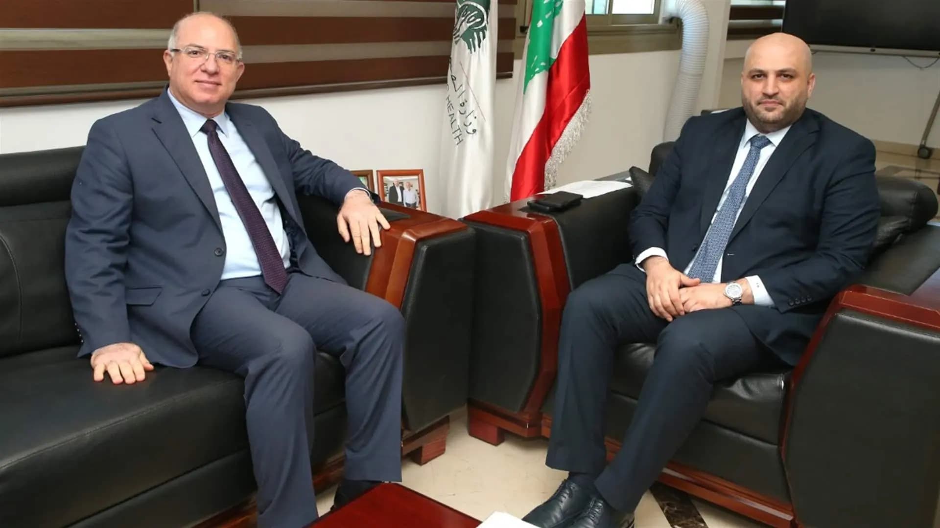 لضمان استمرارية التغطيات الصحية.. اجتماع بين ناصر الدين وحيدر
