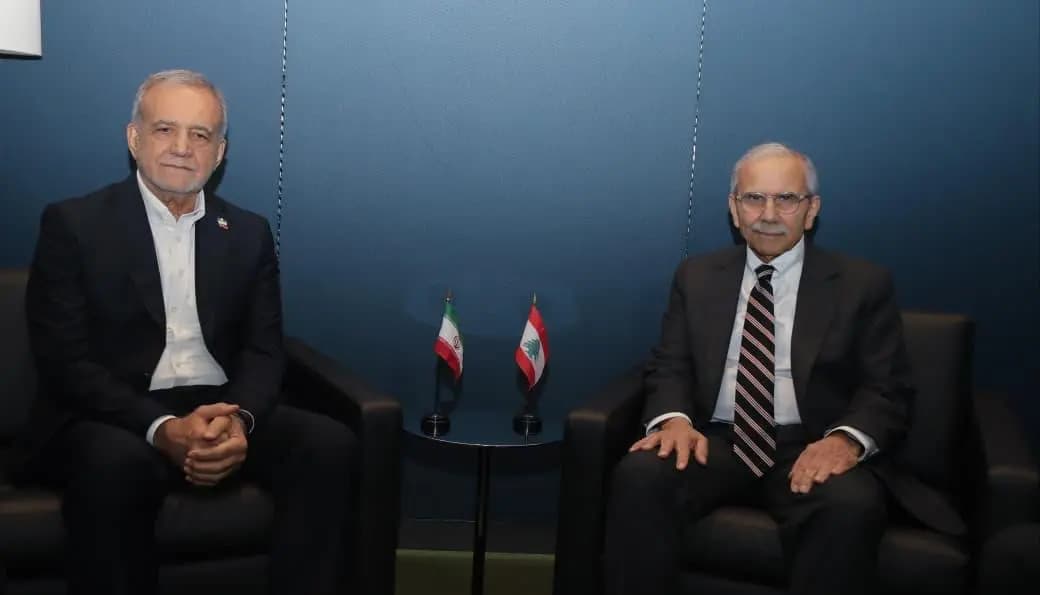 "على هامش أعمال الجمعية العامة للأمم المتحدة".. سلام وبزشكيان يلتقيان