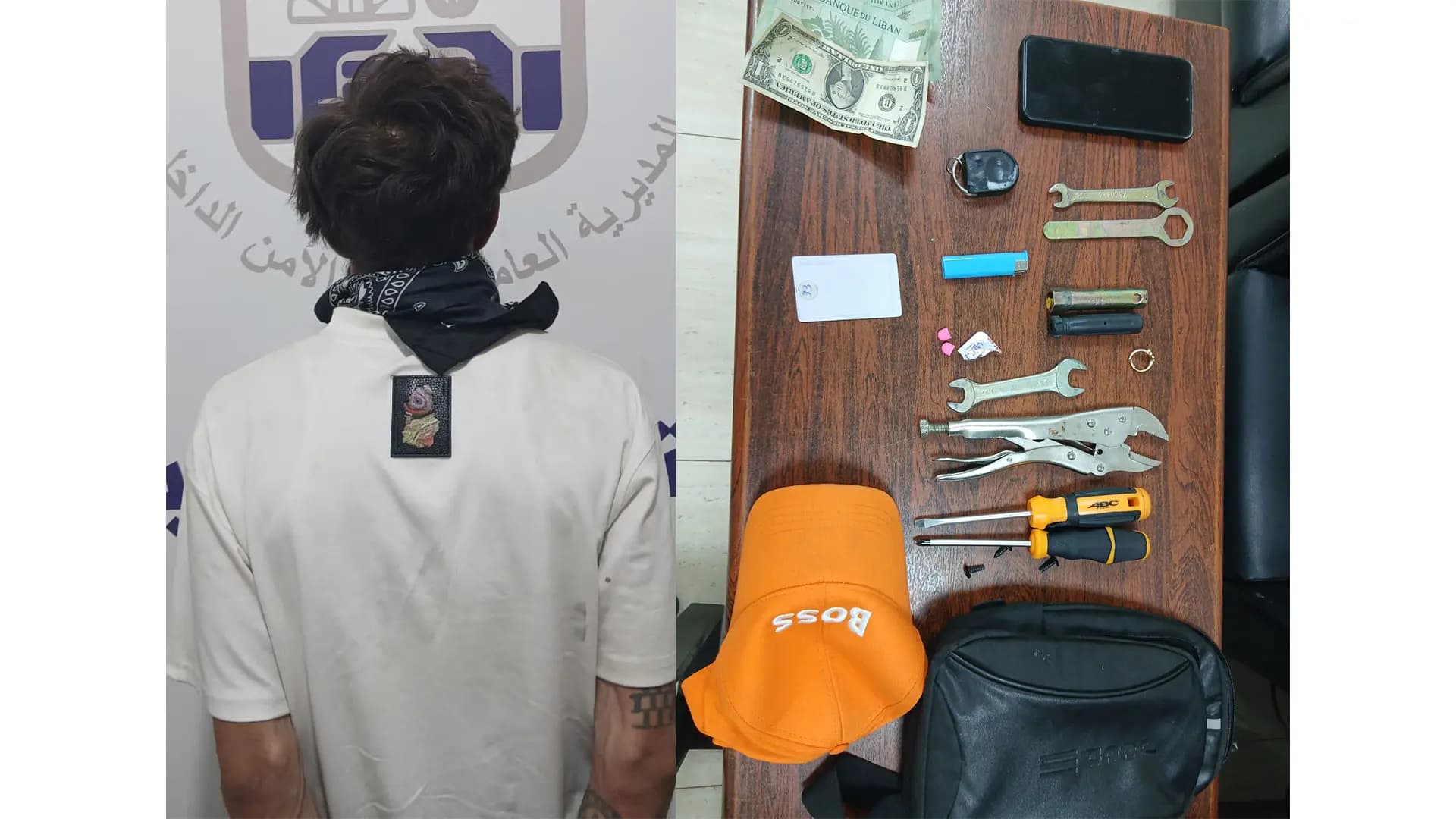 خبير سرقة في قبضة قوى الأمن