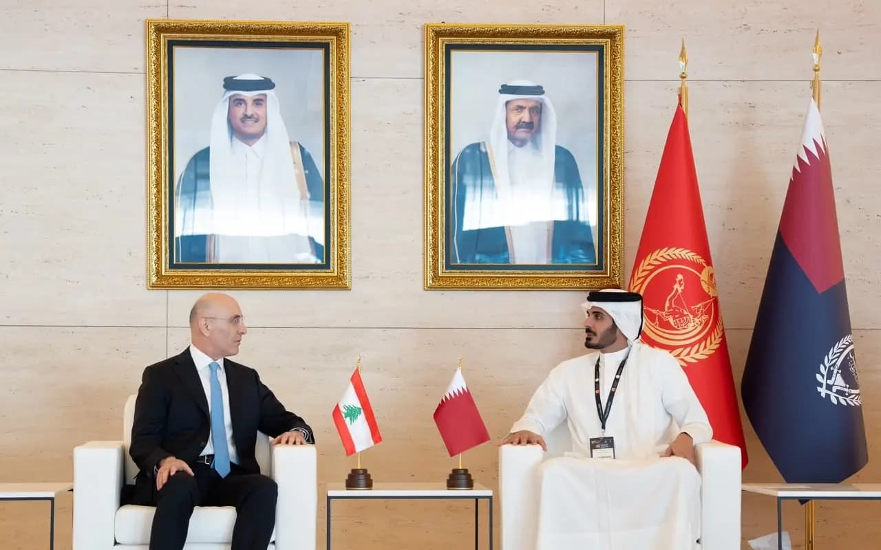 الحجار يلتقي نظيره القطري.. واتفاق على تشكيل لجنة أمنية مشتركة