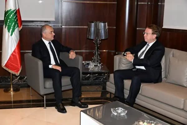 "بو صعب ودوريل".. يبحثان الإصلاحات ودعم لبنان