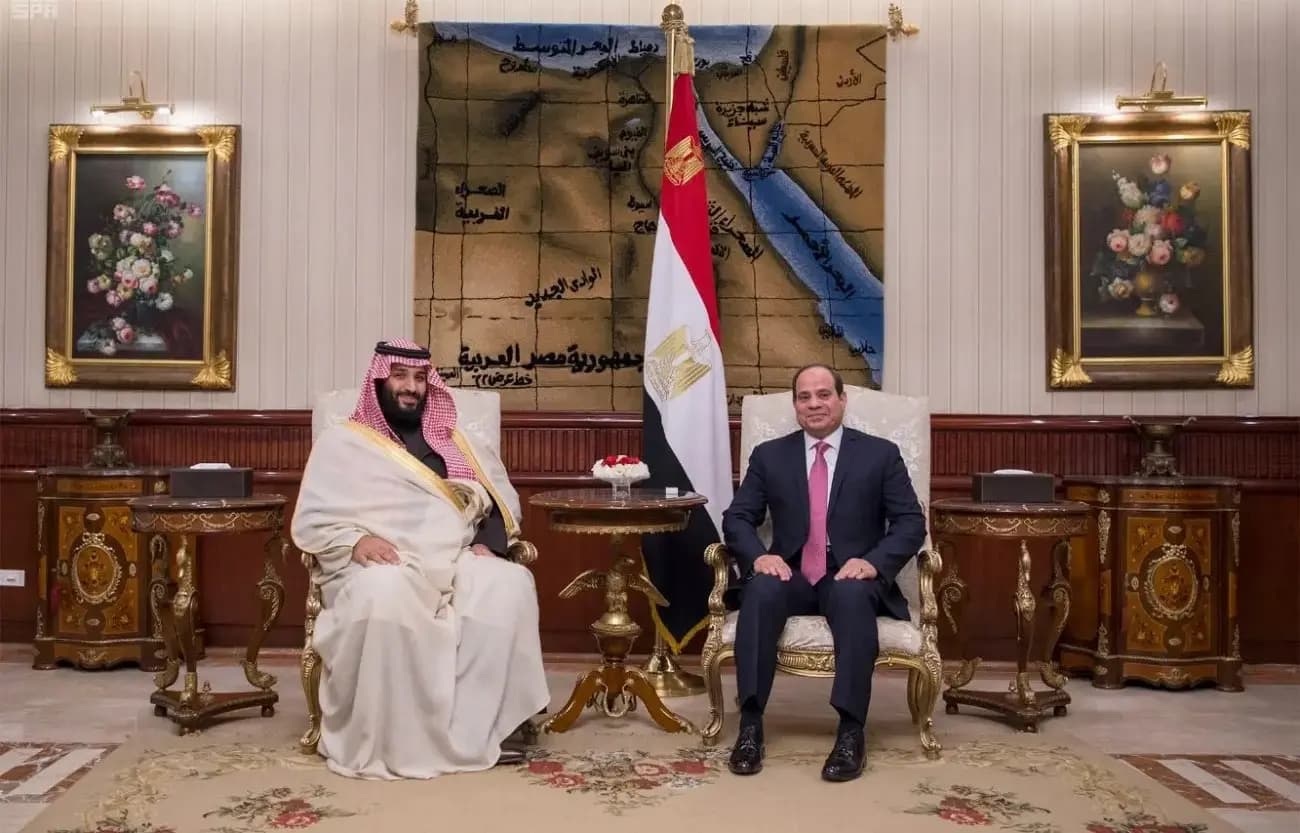 ولي العهد السعودي يصل إلى القاهرة