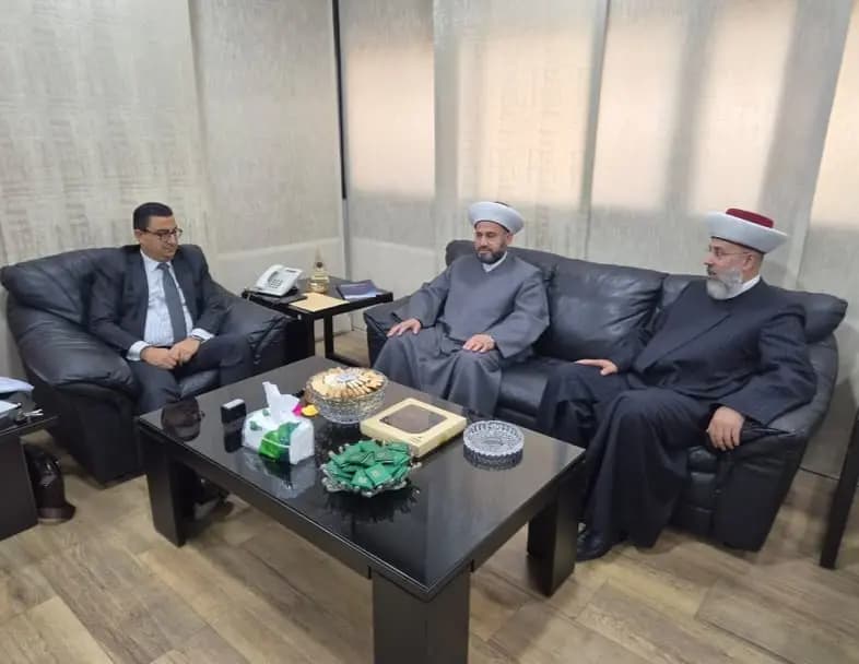 مفتيّا زحلة وبعلبك يبحثان مع الحاج قانون العفو والورش الموقوفة