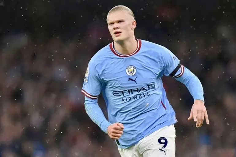 هالاند يتربع على زعامة هدافي الدوري الانكليزي