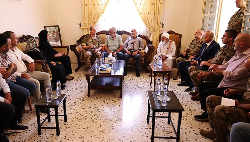 قائد الجيش في الفاعور: مستمرون من أجل لبنان