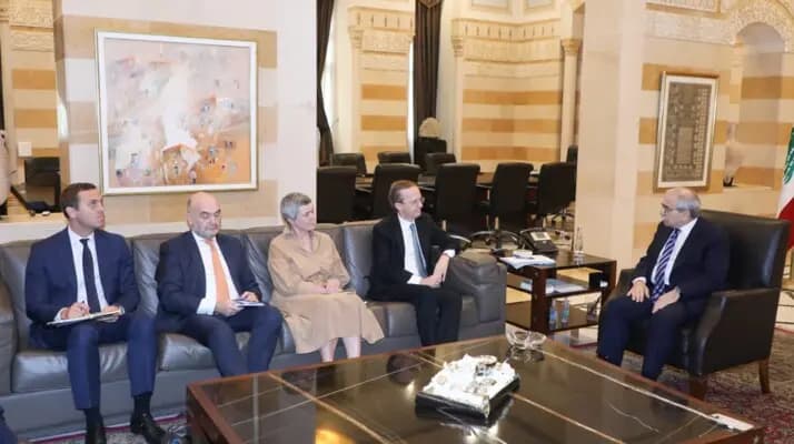 سلام يستقبل وفدًا أوروبيًا لدعم الجيش والأمن