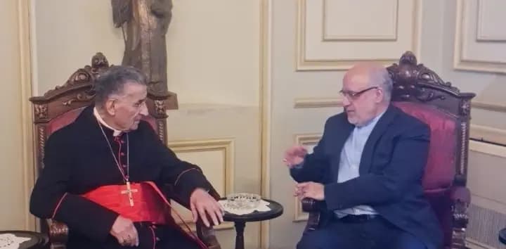 الراعي يستقبل السفير الإيراني