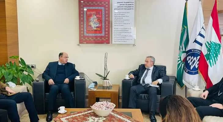 رئيس الجامعة الإسلامية استقبل وفدا من الحزب الديمقراطي اللبناني