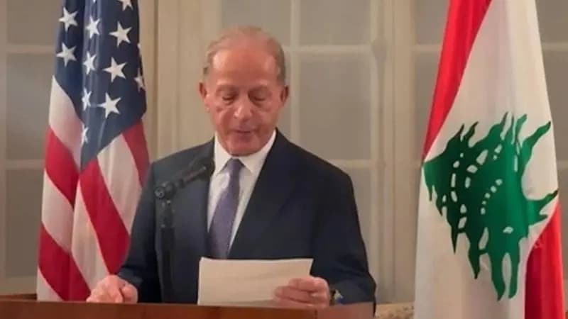 السفير الأمريكي: واشنطن تقف مع لبنان من أجل السلام