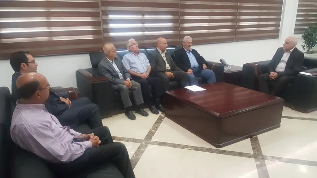 جبق تابع مع وفود من عكار والشمال قضايا استشفائية صحية