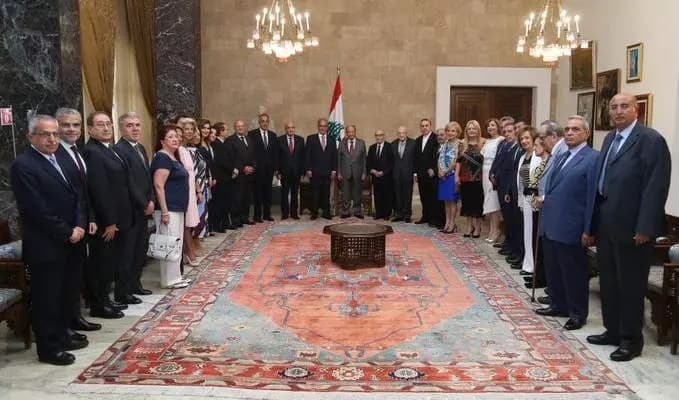 الرئيس عون رئيس وأعضاء المجلس العام الماروني