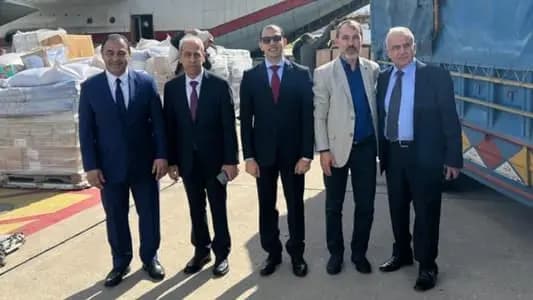 خير والحسيني استقبلا البعثة الطبية المصرية البديلة للمستشفى العسكري في حرج بيروت