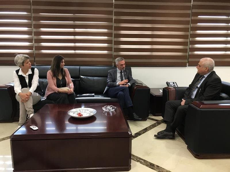 جبق التقى رئيس اللجنة الدولية للصليب الأحمر مارتان: لتعزيز التعاون في مجالات العمل المشترك