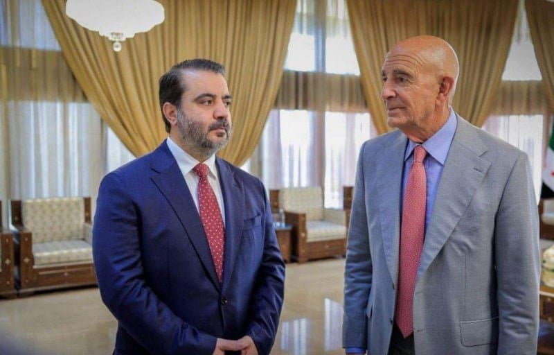 "لتعزيز سبل التعاون".. الشيباني يستقبل برّاك