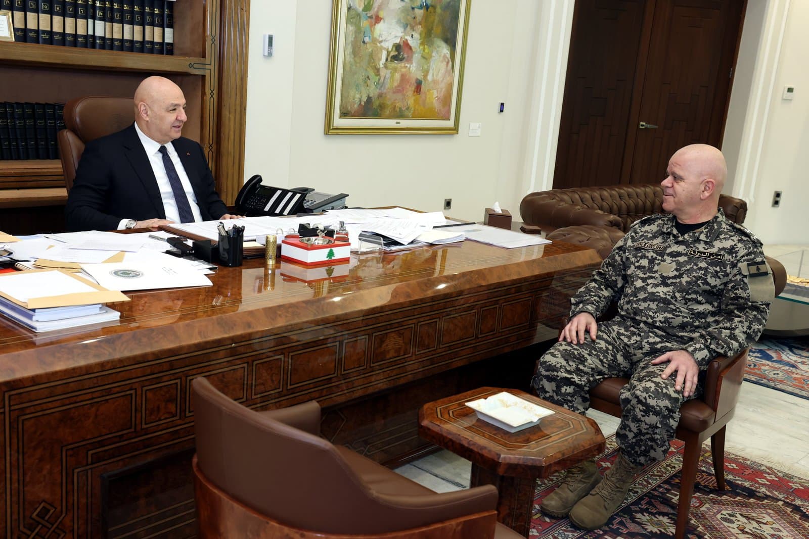 لقاء بين عون ولاوندس.. هذا ما جرى بحثه