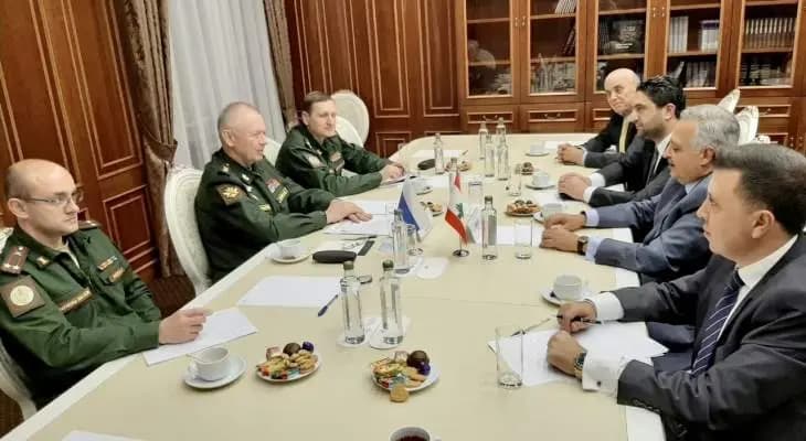 أرسلان عرض مع نائب وزير الدفاع الروسي لأوضاع المنطقة وآخر المستجدات