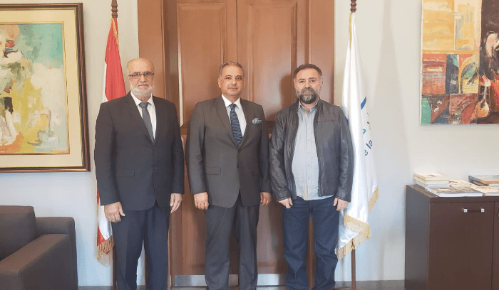 المرتضى بحث مع رئيس بلدية عنجر في تحسينات القلعة الاثرية