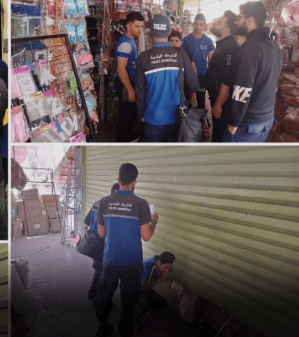 إقفال مؤسّسات تجاريّة دون تراخيص في الغبيري