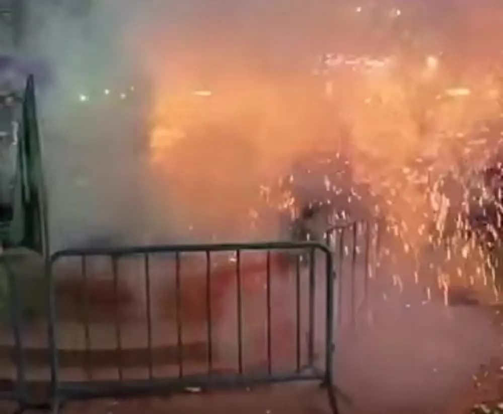 انفجار المدفع ليلة العيد في النبطية وإصابة طفلة جرى نقلها إلى المستشفى